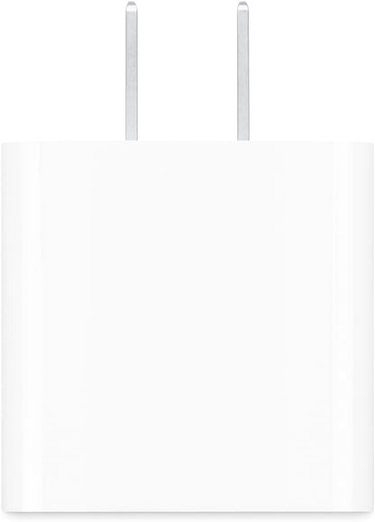 Apple 20W USB-C Compact Power Adapter: Fast and Convenient Charging, Type C Wall Charger